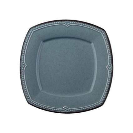 Juego de vajilla 24 piezas azul/porcelana