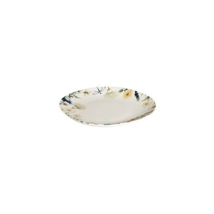 Juego de vajilla 24 piezas multicolor/marrón/porcelana