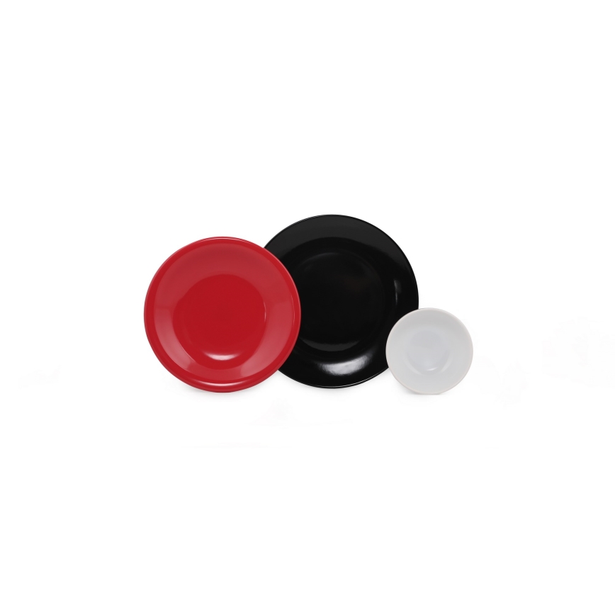 Juego de vajilla de 12 piezas multicolor/gres
