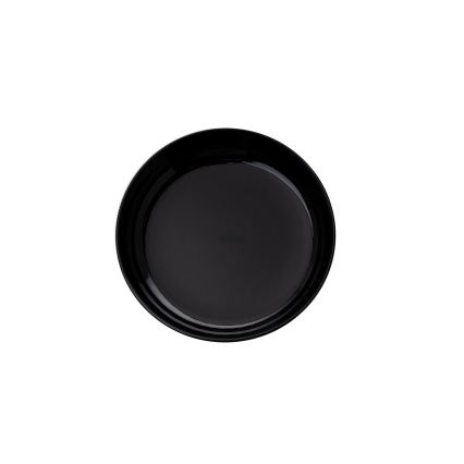 Juego de vajilla de 12 piezas negro/porcelana