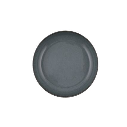 Juego de vajilla de 16 piezas, gris/porcelana