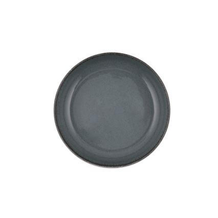 Juego de vajilla de 16 piezas, porcelana gris