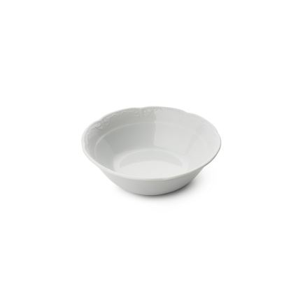 Juego de vajilla de 18 piezas blanca/porcelana