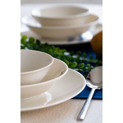 Juego de vajilla de 18 piezas de porcelana — blanco/azul/verde