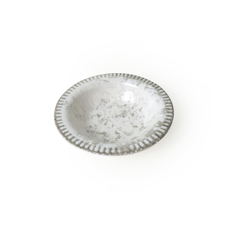 Juego de vajilla de 18 piezas, gris/cerámica