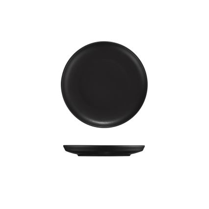 Juego de vajilla de 18 piezas, porcelana negra