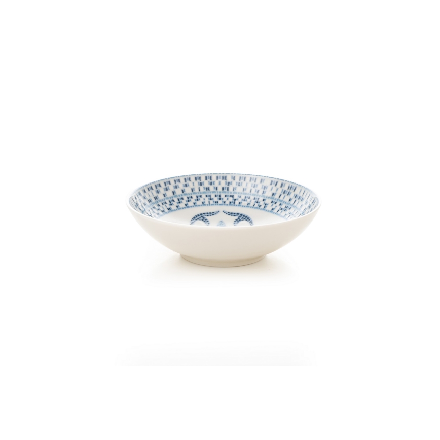 Juego de vajilla de 24 piezas azul/porcelana