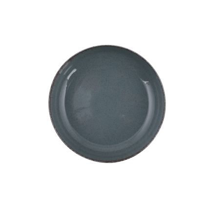 Juego de vajilla de 24 piezas, azul/porcelana