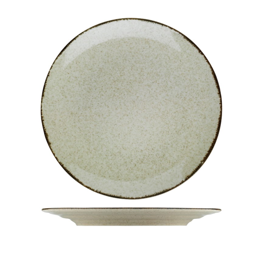 Juego de vajilla de 24 piezas beige/porcelana