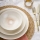 Juego de vajilla de 24 piezas beige/porcelana