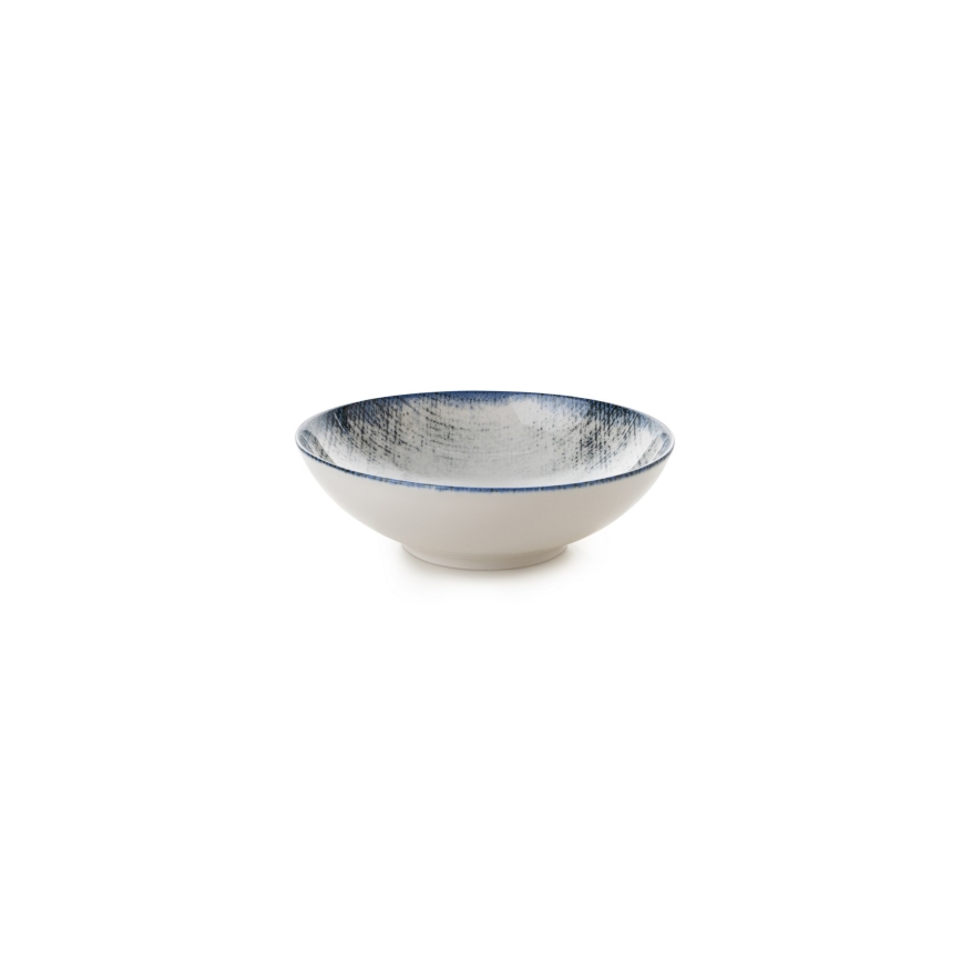 Juego de vajilla de 24 piezas blanco/azul/porcelana