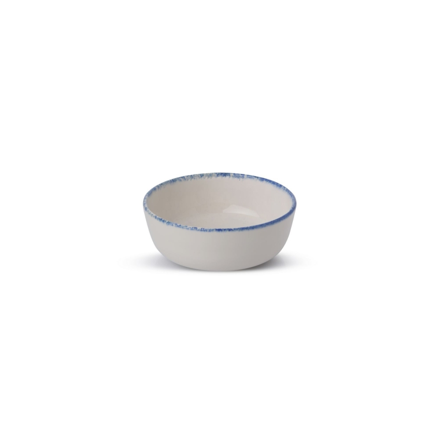Juego de vajilla de 24 piezas blanco/azul/porcelana