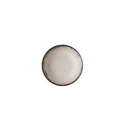 Juego de vajilla de 24 piezas blanco/marrón/porcelana