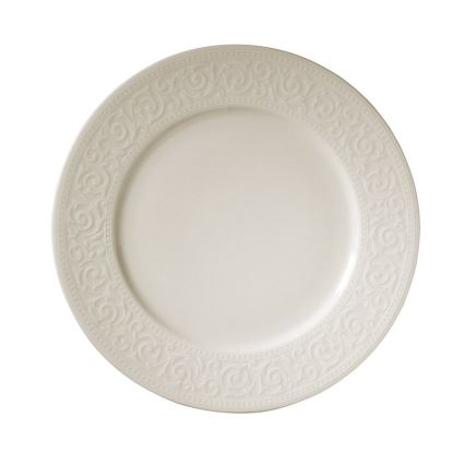 Juego de vajilla de 24 piezas blanco/porcelana