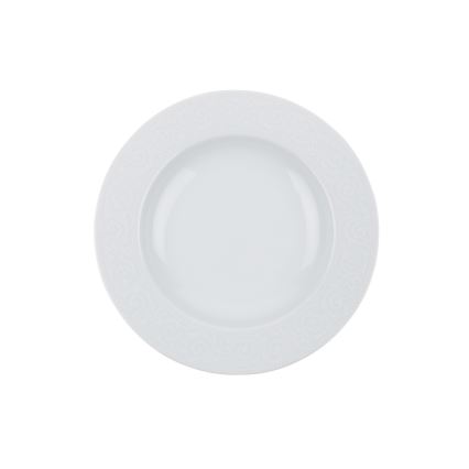 Juego de vajilla de 24 piezas blanco/porcelana