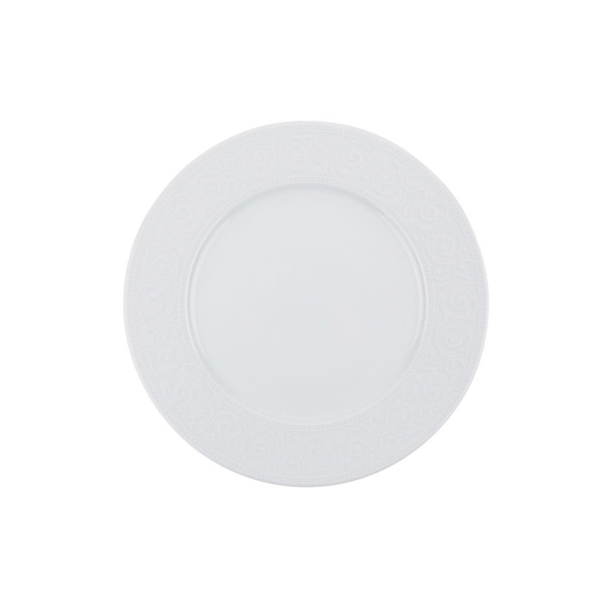 Juego de vajilla de 24 piezas blanco/porcelana