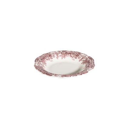 Juego de vajilla de 24 piezas blanco/rosa/porcelana