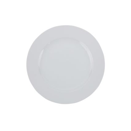 Juego de vajilla de 24 piezas en porcelana blanca