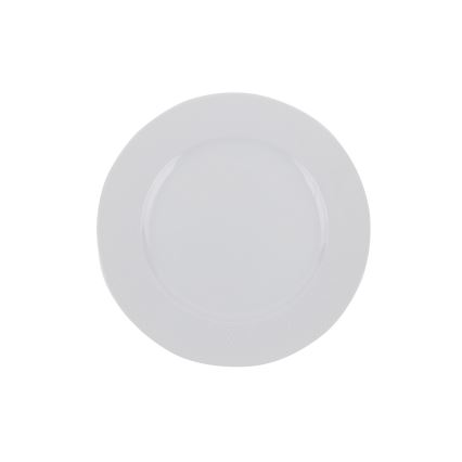 Juego de vajilla de 24 piezas en porcelana blanca
