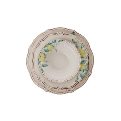 Juego de vajilla de 24 piezas multicolor/porcelana