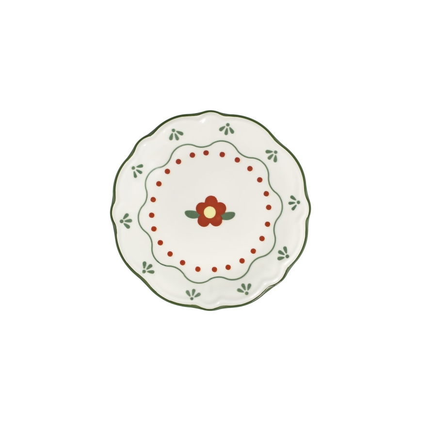 Juego de vajilla de 24 piezas, multicolor/porcelana