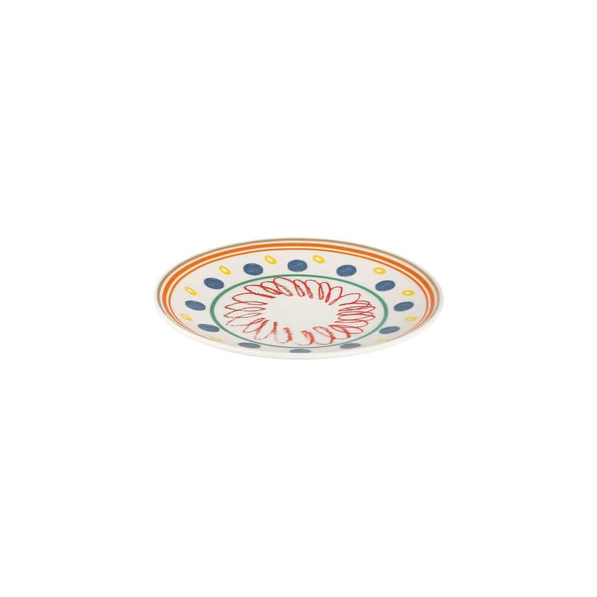 Juego de vajilla de 24 piezas, multicolor/porcelana