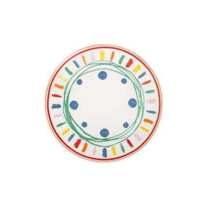 Juego de vajilla de 24 piezas, multicolor/porcelana