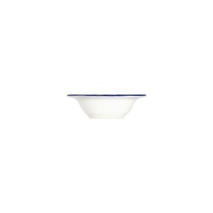 Juego de vajilla de 24 piezas, porcelana, blanco/azul/amarillo