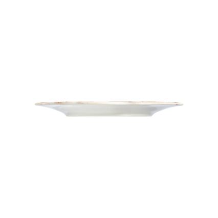 Juego de vajilla de 24 piezas, porcelana, blanco/azul/rojo