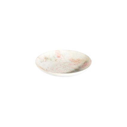 Juego de vajilla de 24 piezas rosa/beige/porcelana