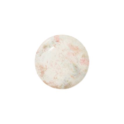 Juego de vajilla de 24 piezas rosa/beige/porcelana