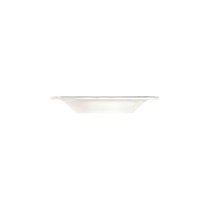 Juego de vajilla de 24 piezas — blanco/plateado, porcelana