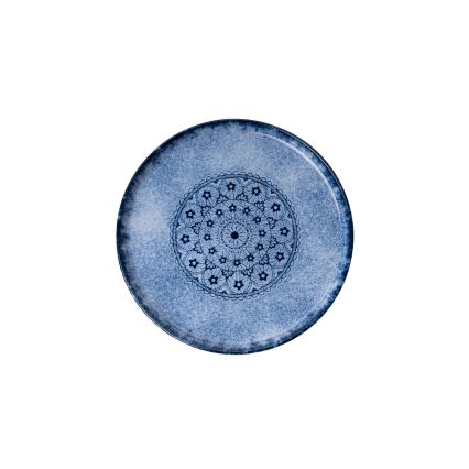 Juego de vajilla de 27 piezas, azul/porcelana
