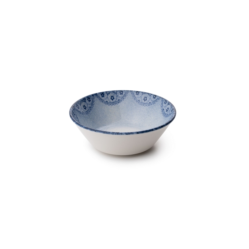 Juego de vajilla de 27 piezas, azul/porcelana
