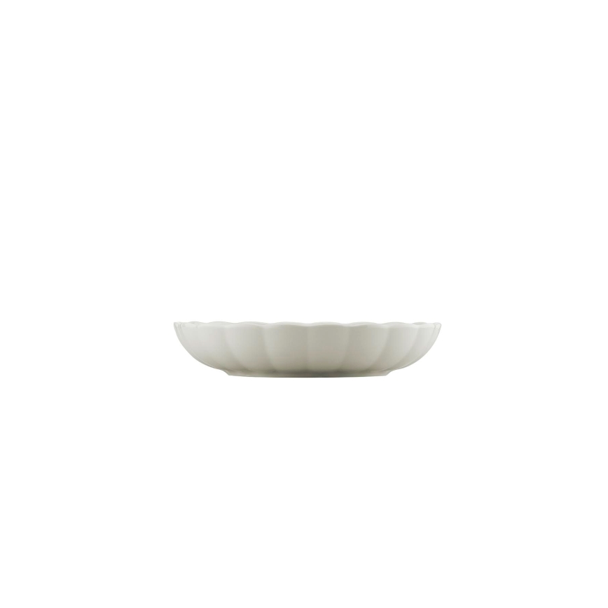 Juego de vajilla de 27 piezas blanca/porcelana