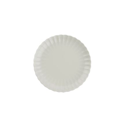 Juego de vajilla de 27 piezas blanca/porcelana