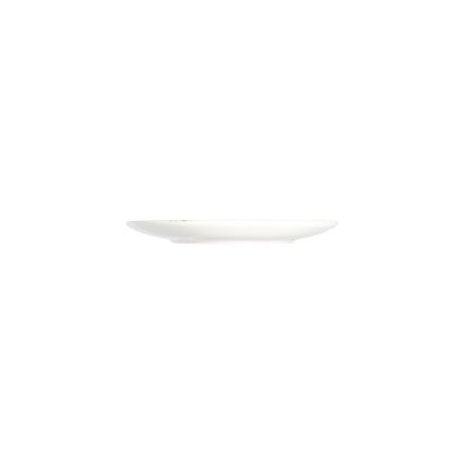 Juego de vajilla de 27 piezas, blanco/marrón, de porcelana