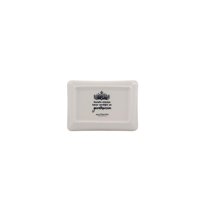 Juego de vajilla de 4 piezas en porcelana, negro/blanco