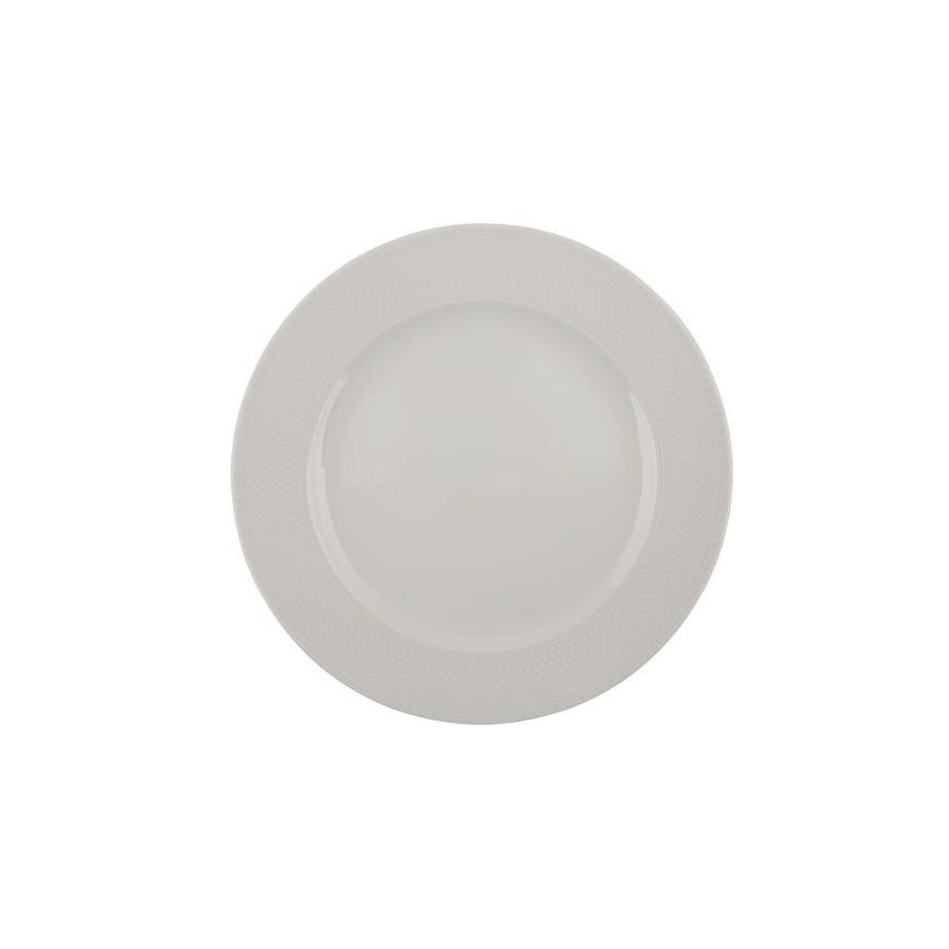 Juego de vajilla de 53 piezas, blanco/porcelana
