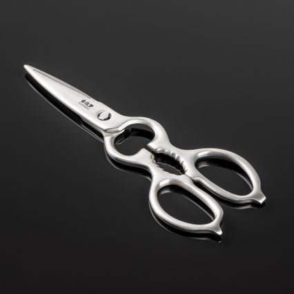 Gudaro - Juego de 5 cuchillos de cocina MIYABI de acero Damasco + soporte para cuchillos y tijeras para aves