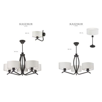 JUPITER 1280-KSKG - Aplique KASZMIR 1xE27/60W