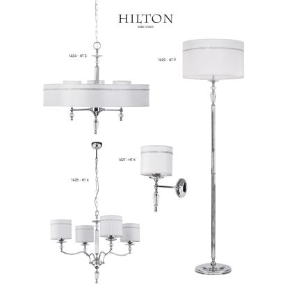 Jupiter 1428 - Lámpara de mesa HILTON 1xE27/60W/230V