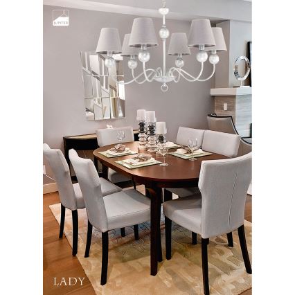 Jupiter 1587 - LY 6 BI - Lámpara colgante LADY 6xE14/40W