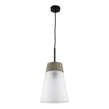 Jupiter 1651 - Lámpara colgante DOMINO 1xE27/60W/230V blanco