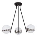 Jupiter 1714 - Lámpara colgante ELFA 3xE14/40W/230V cromo brillante