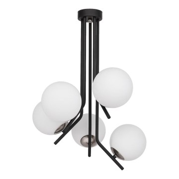 Jupiter 1737 - Lámpara colgante TIM 5xE14/40W/230V cromo brillante