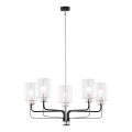 Jupiter 1884 - Lámpara colgante en varilla CERES 5xE27/15W/230V cromo mate/negro