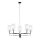 Jupiter 1884 - Lámpara colgante en varilla CERES 5xE27/15W/230V cromo mate/negro