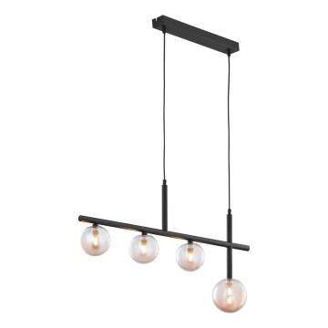 Jupiter 1905 - Lámpara colgante con cable NEPTUN 4xG9/14W/230V negra