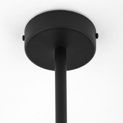 Jupiter 1994 - Lámpara colgante MOKA 4xGU10/10W/230V + 4xG9/10W/230V negro/beige